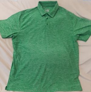 Under Armour,  Heat Gear Loose Golf Shirt,  Men's,  Green,  Size 2XL